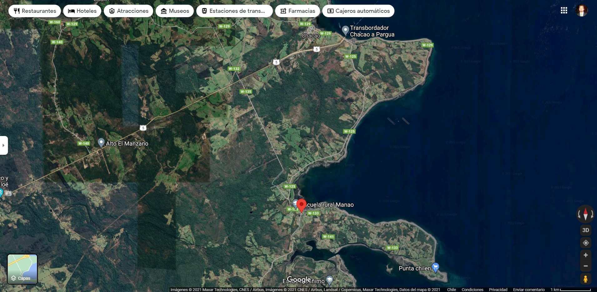 Ubicacion mapa manao